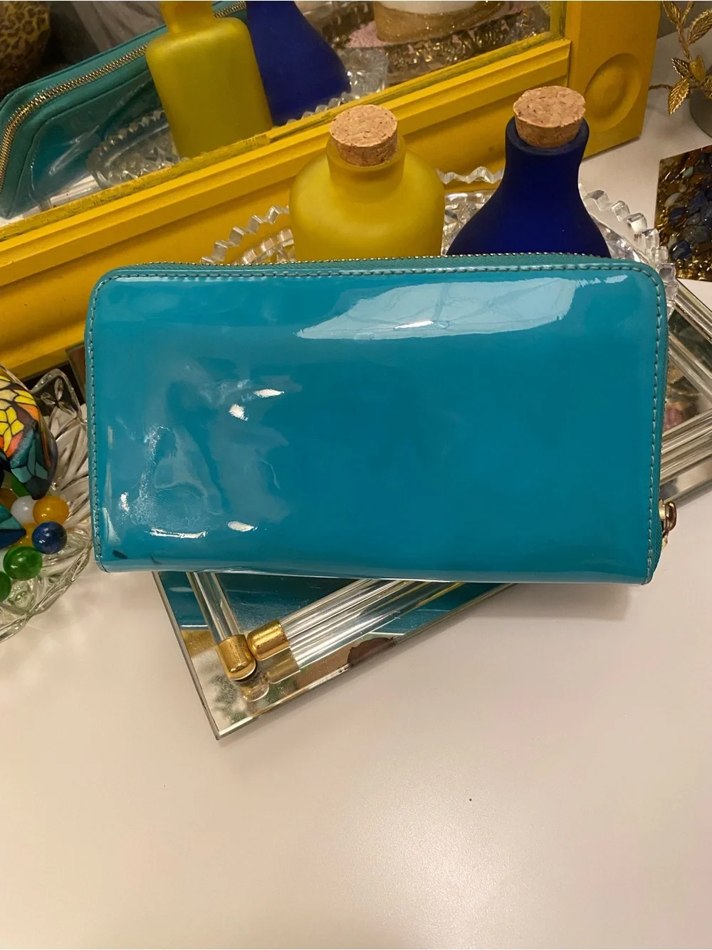 Tory Burch Patent Leather Wallet